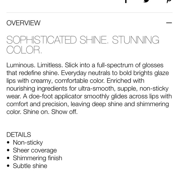 MYTHIC RED ๐ NARS LIP GLOSS NWOB - Picture 8 of 12